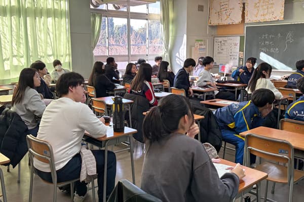 生徒会企画のカジュアルDaysの様子