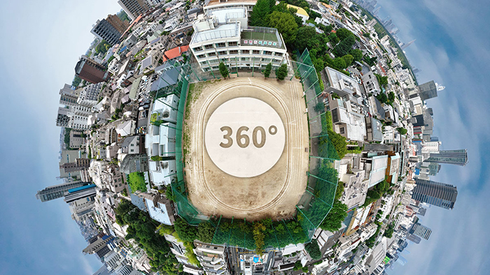 渋谷区立松濤中学校の360°VRツアーへ（別ウィンドウが開きます）